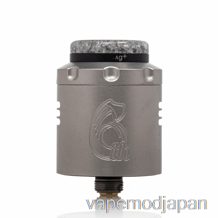 VAPE MOD Hellvape Dead Rabbit V3 24mm RDA [6th Anni] シルバーブラック